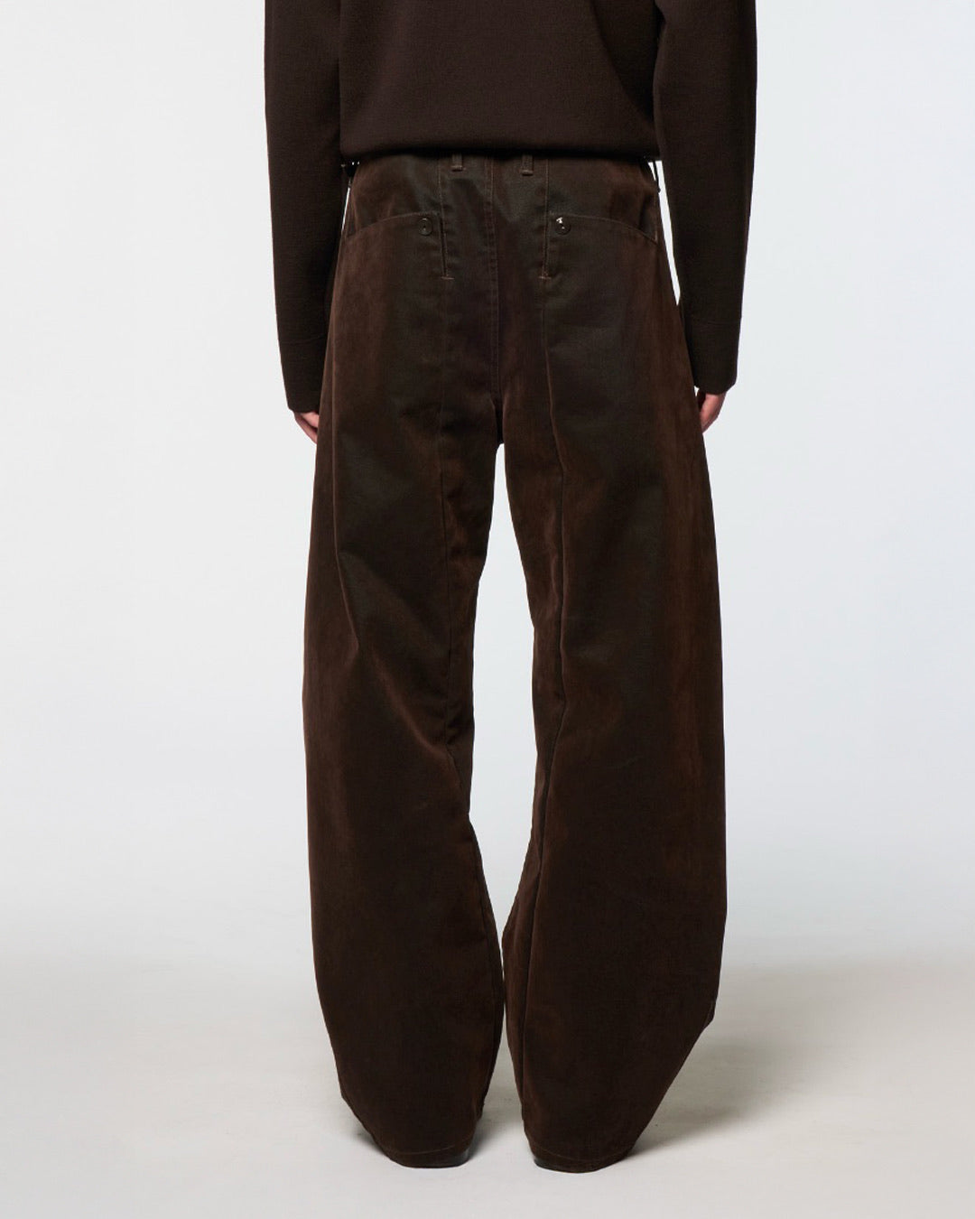 Brown Washed Pina Trouser