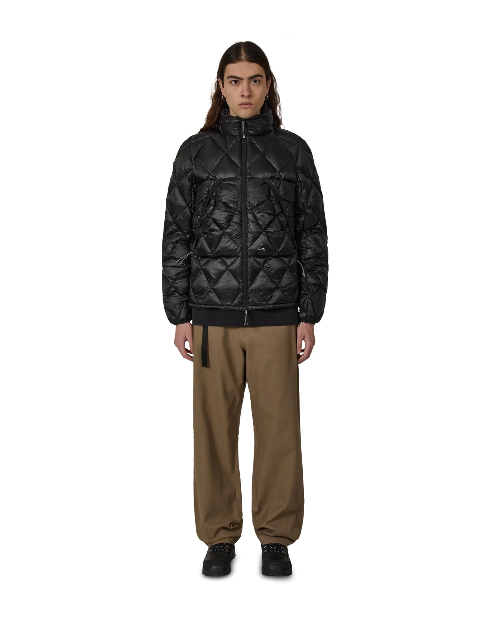 Black Nuna 800 Fill Power Hooded Down Jacket