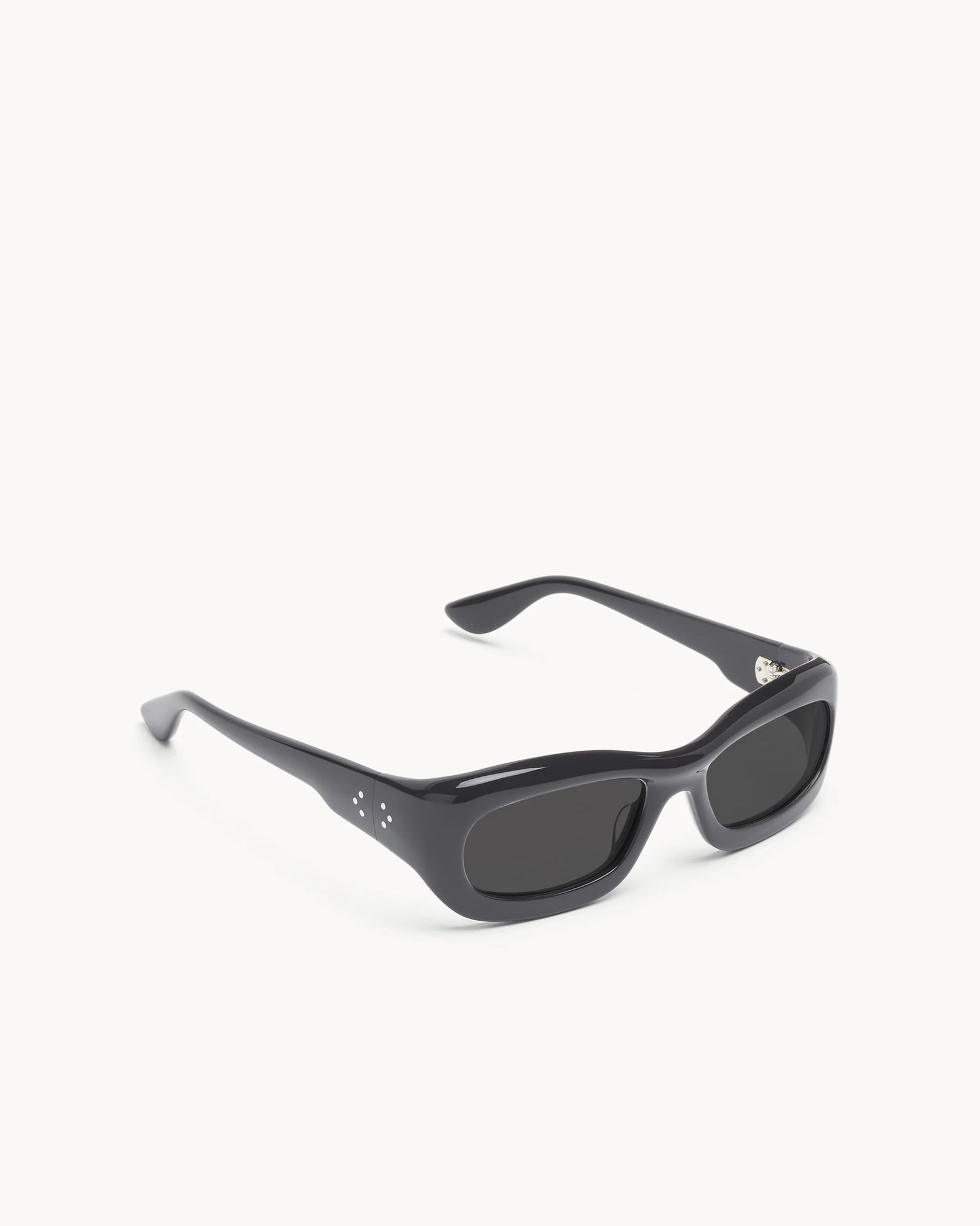 GHAIB Black Acetate with Black Lens