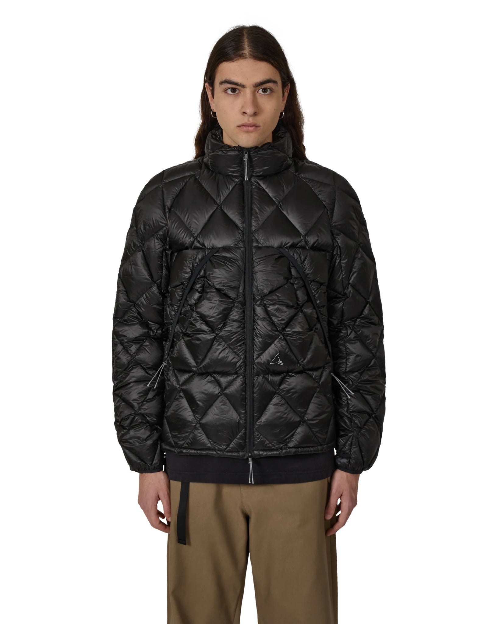 Black Nuna 800 Fill Power Hooded Down Jacket