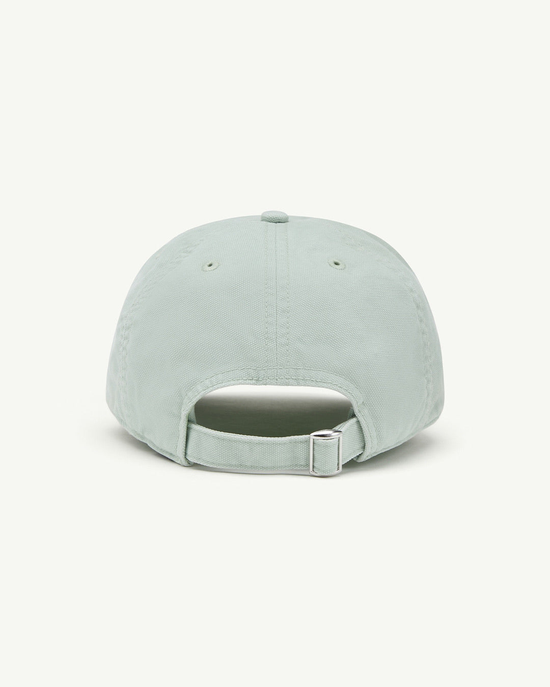 Aqua Cotton Canvas Embroidered Logo Cap
