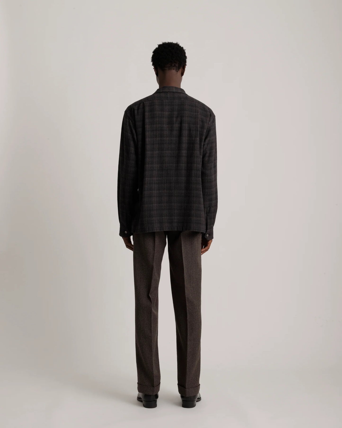 Black Wool Lot.102 Sir Guy Shirt