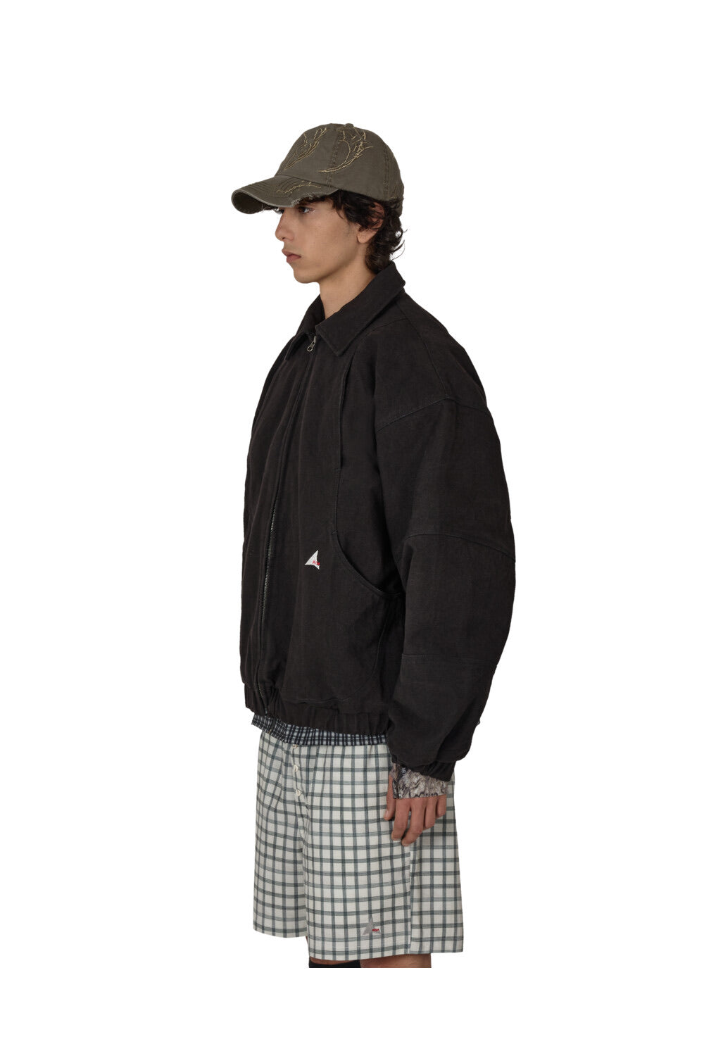 Washed Black Ash Canvas Jacket