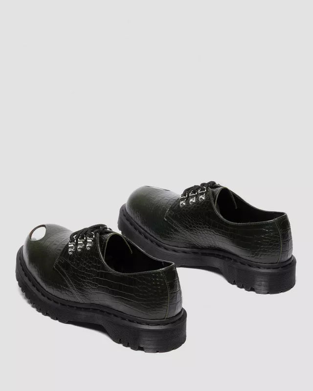 Forest Green 1461 Bex Steel Toe Leather Shoes