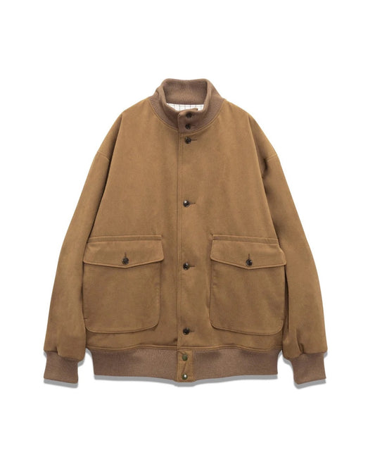 Beige Insulation Crew Jacket