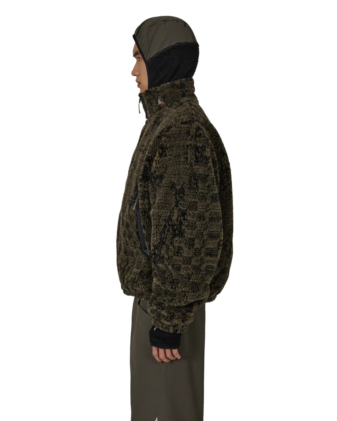 Olive Ewe Furry Jacket