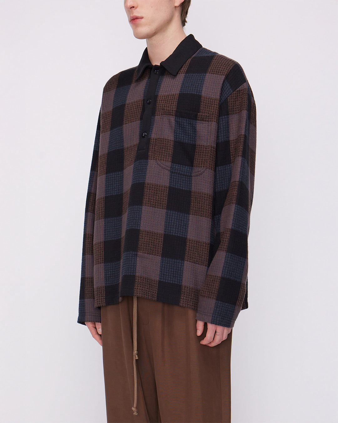 Black L/S Polo