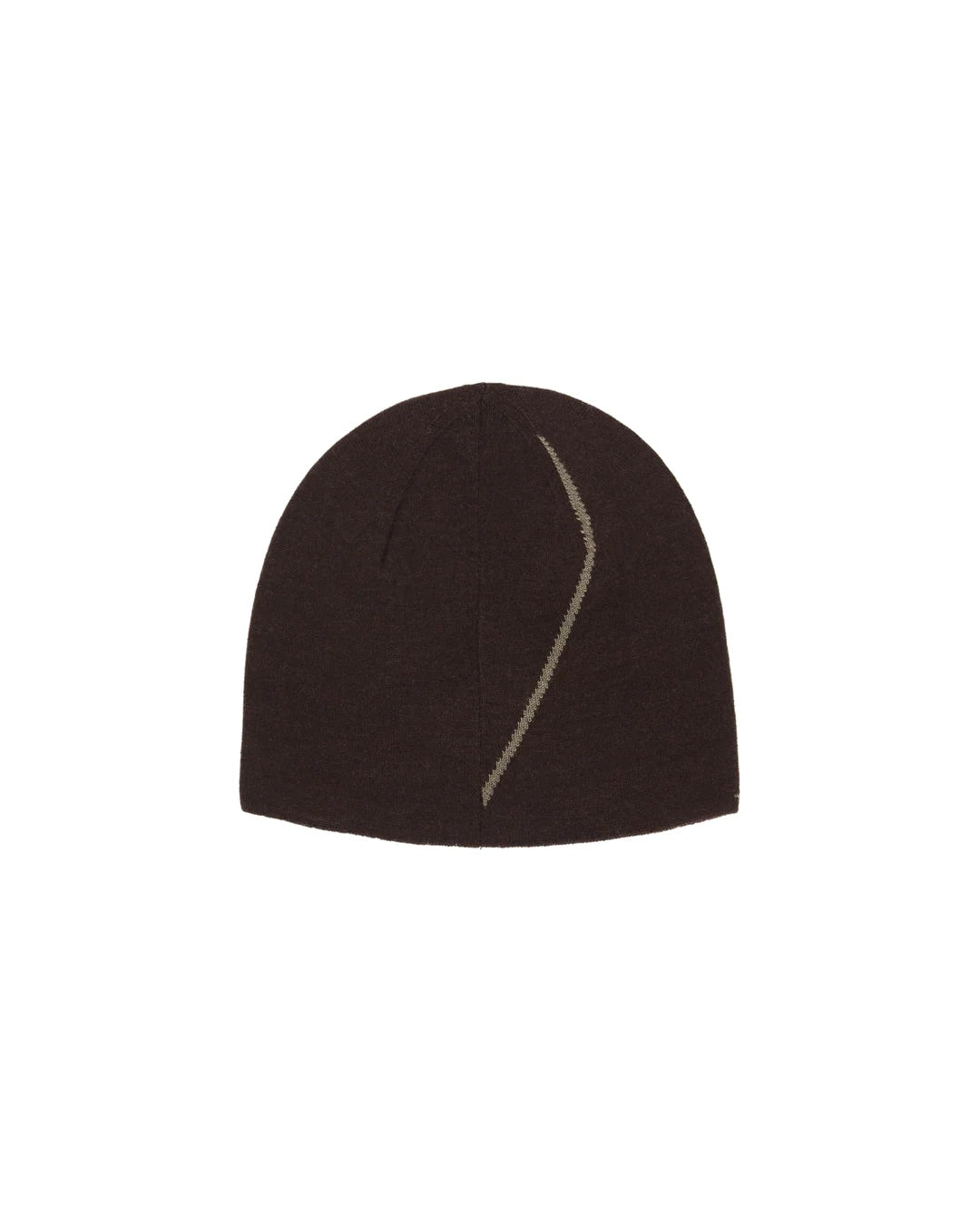Brown Logo Wool Beanie