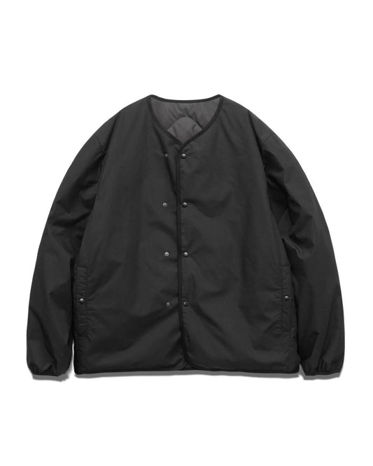 Black Reversible Down Cardigan