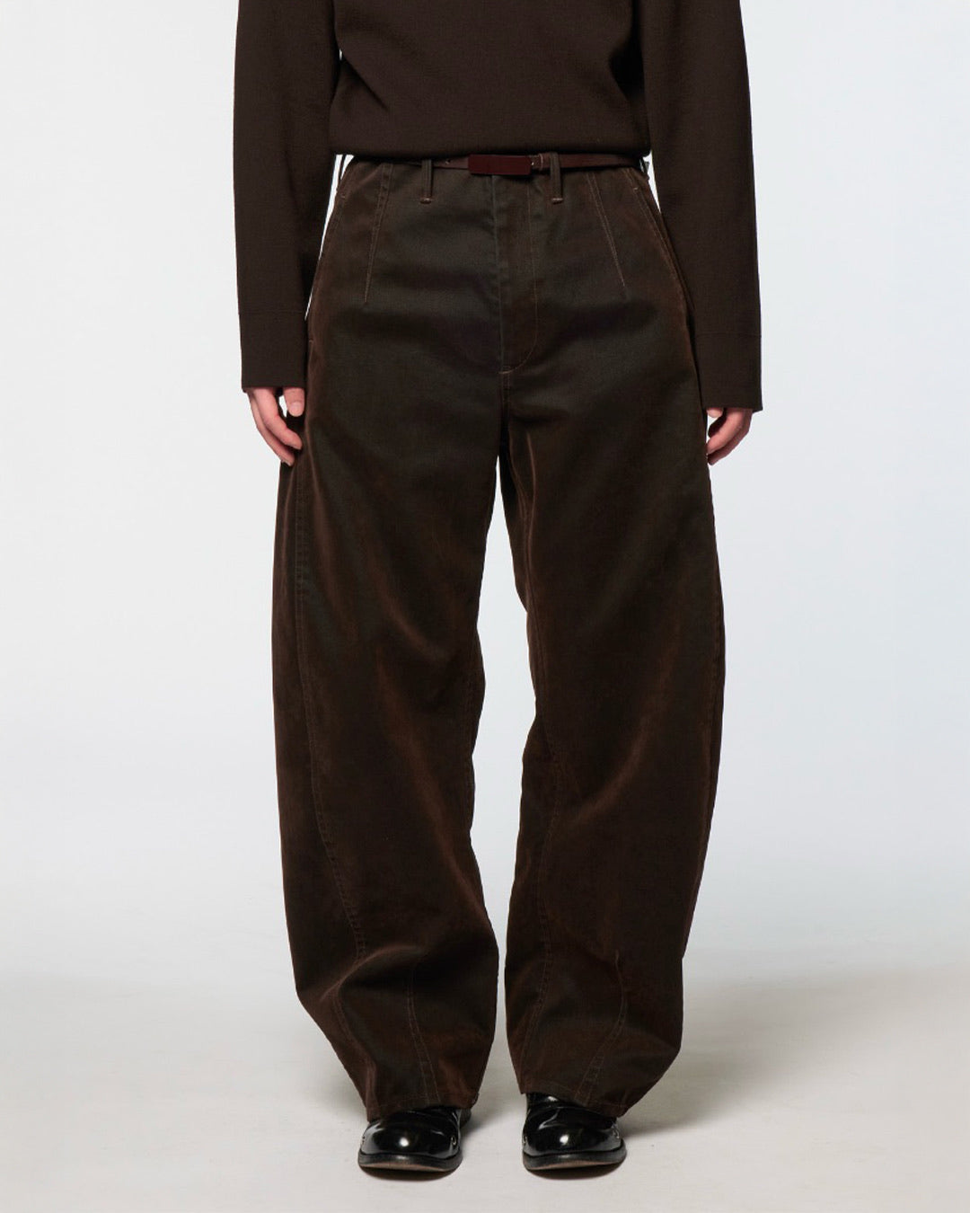 Brown Washed Pina Trouser