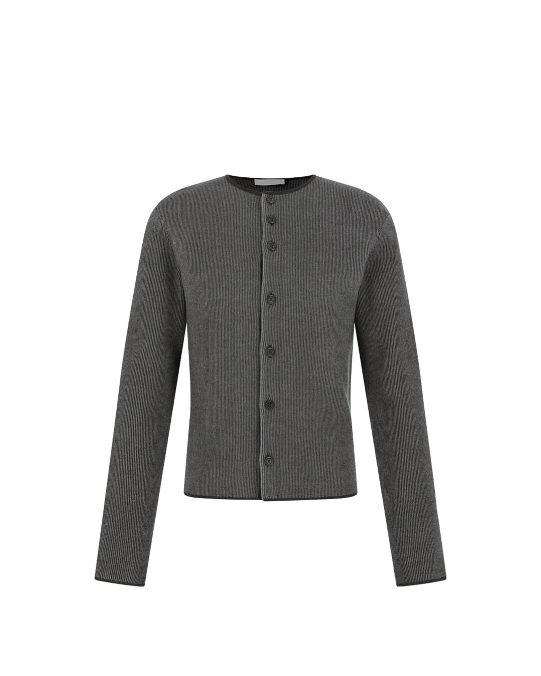 Brown Stripe Button Up Cardigan