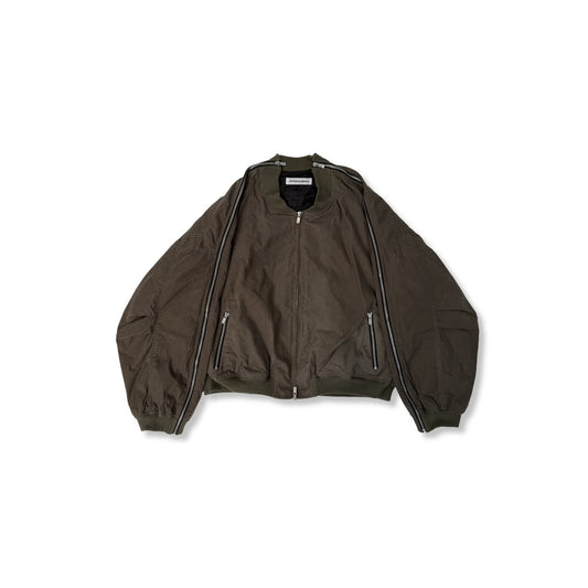 FFFPOSTALSERVICE Rust Zip MA-1 Bomber