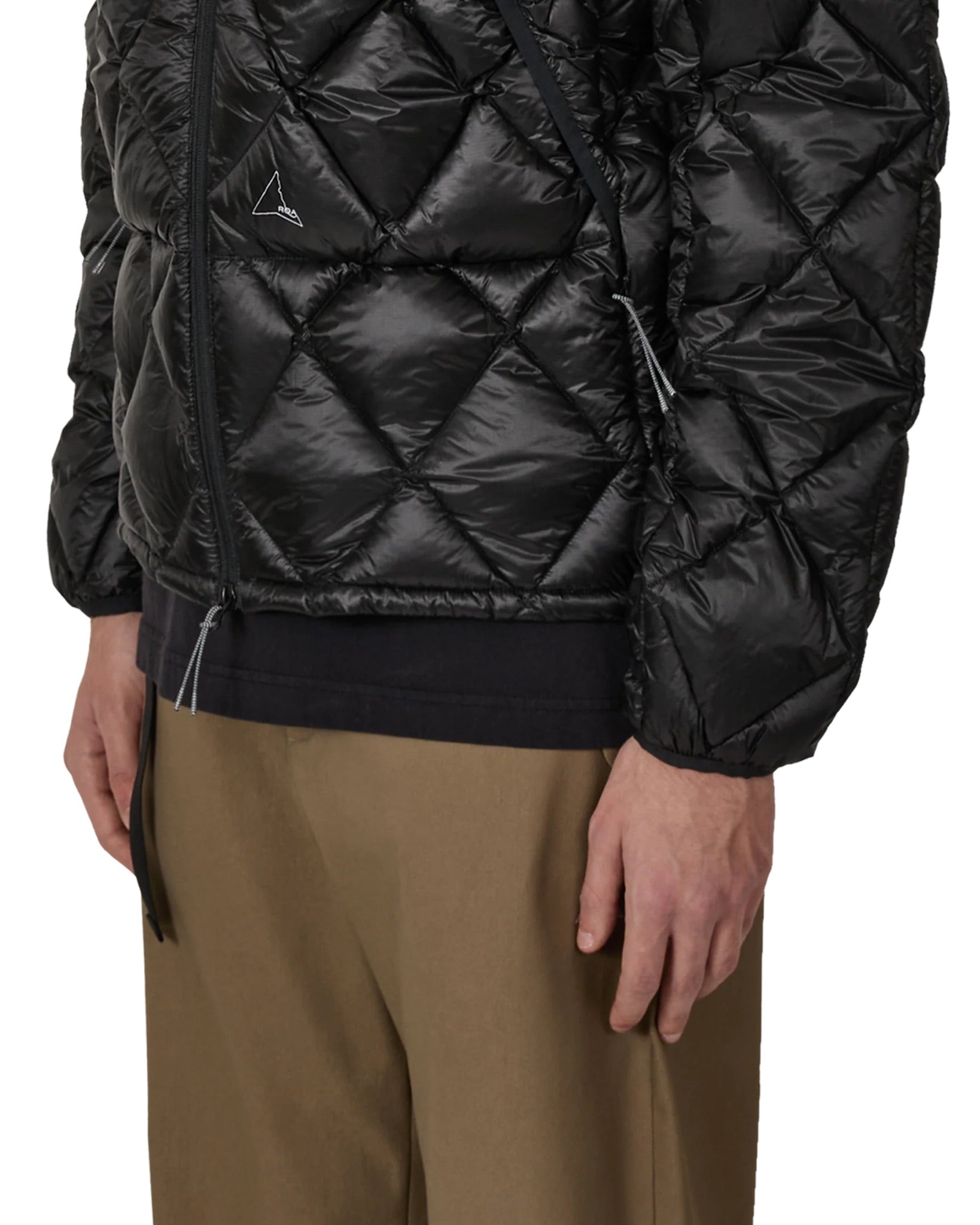 Black Nuna 800 Fill Power Hooded Down Jacket