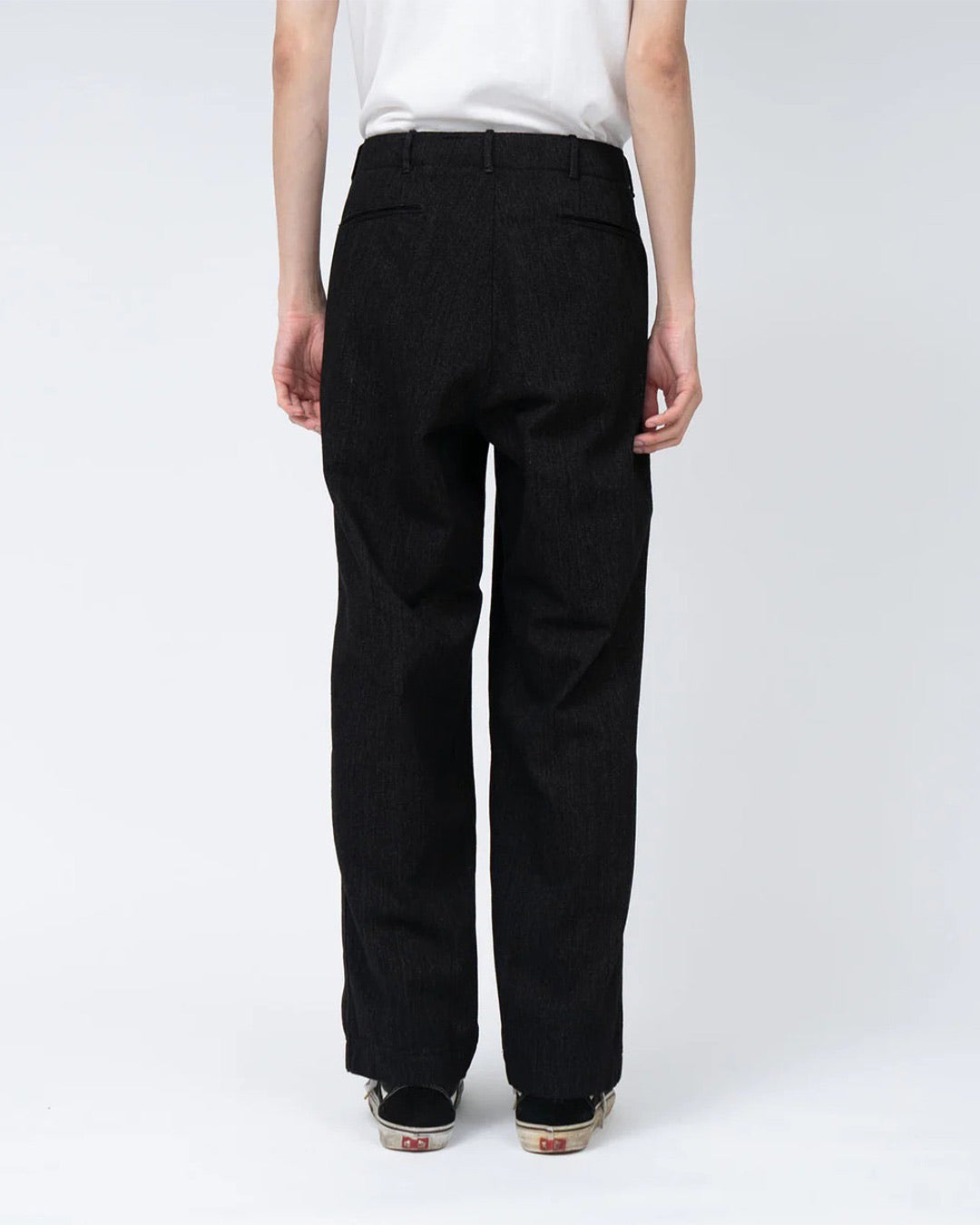 Black Wide Denim Pants