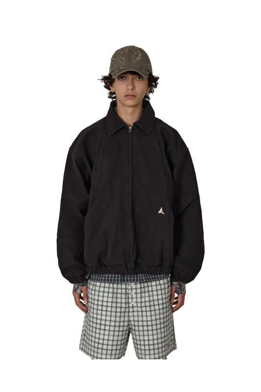 Washed Black Ash Canvas Jacket