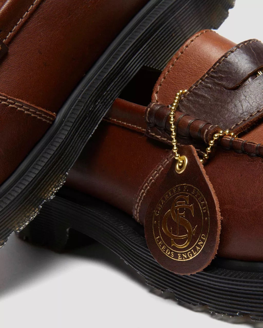 Brown+Amber Penton Leather Loafer