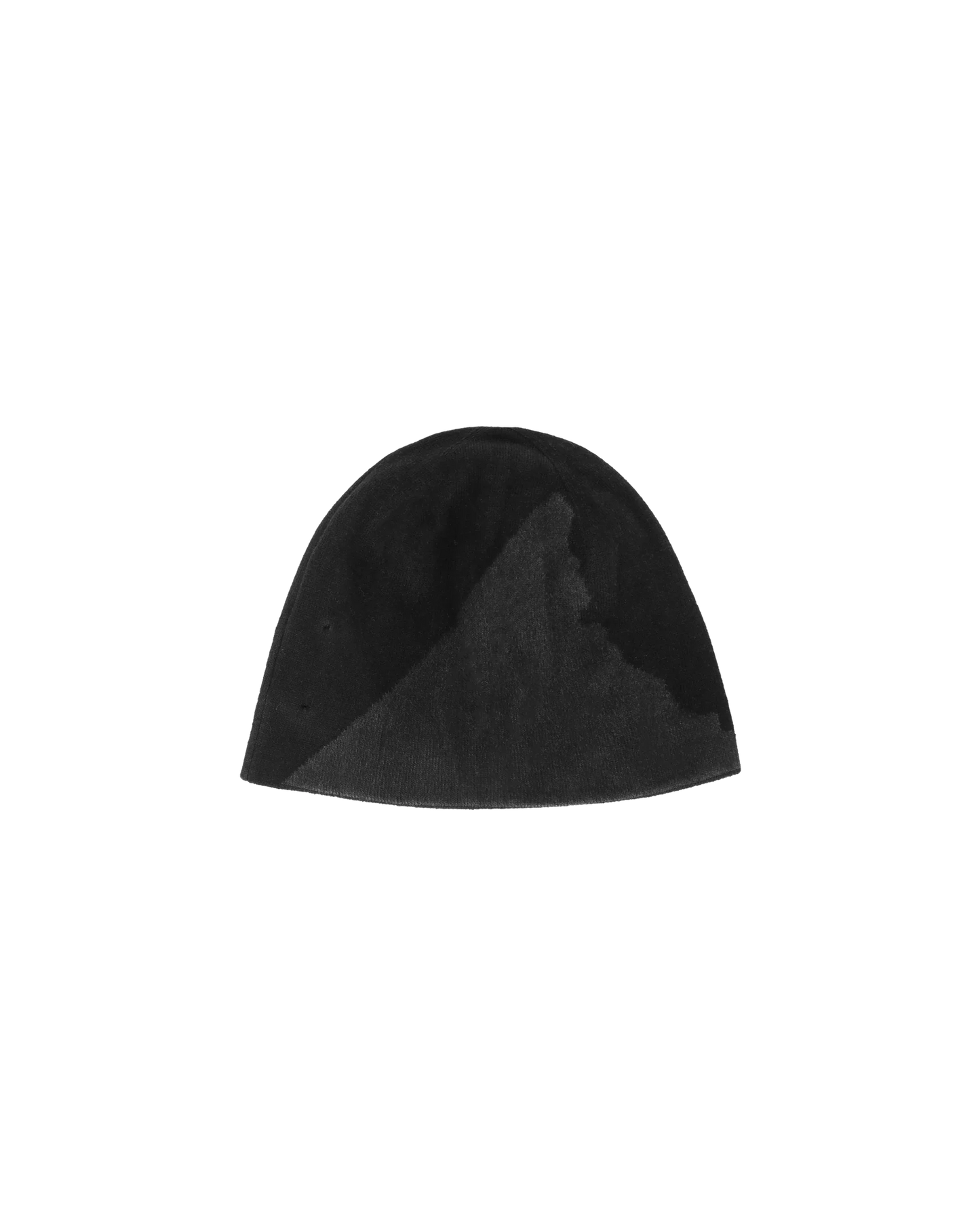 Black Logo Cotton Beanie