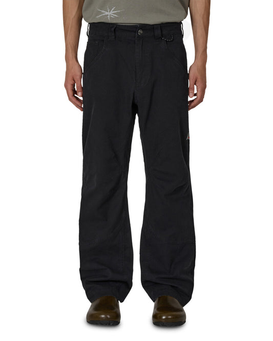 Anthracite Crimp Shaped Cotton Pants