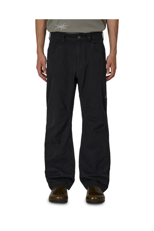 Anthracite Crimp Shaped Cotton Pants