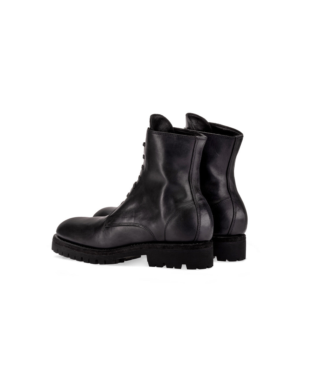 Black Horse Leather 795VX Laced Up Boots