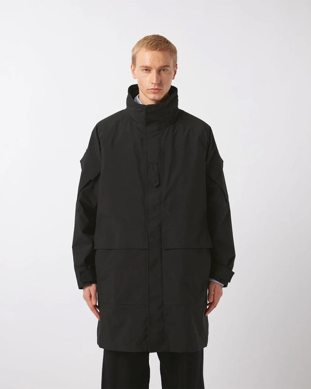 Black 2L NYLON GORE-TEX Cruiser Coat