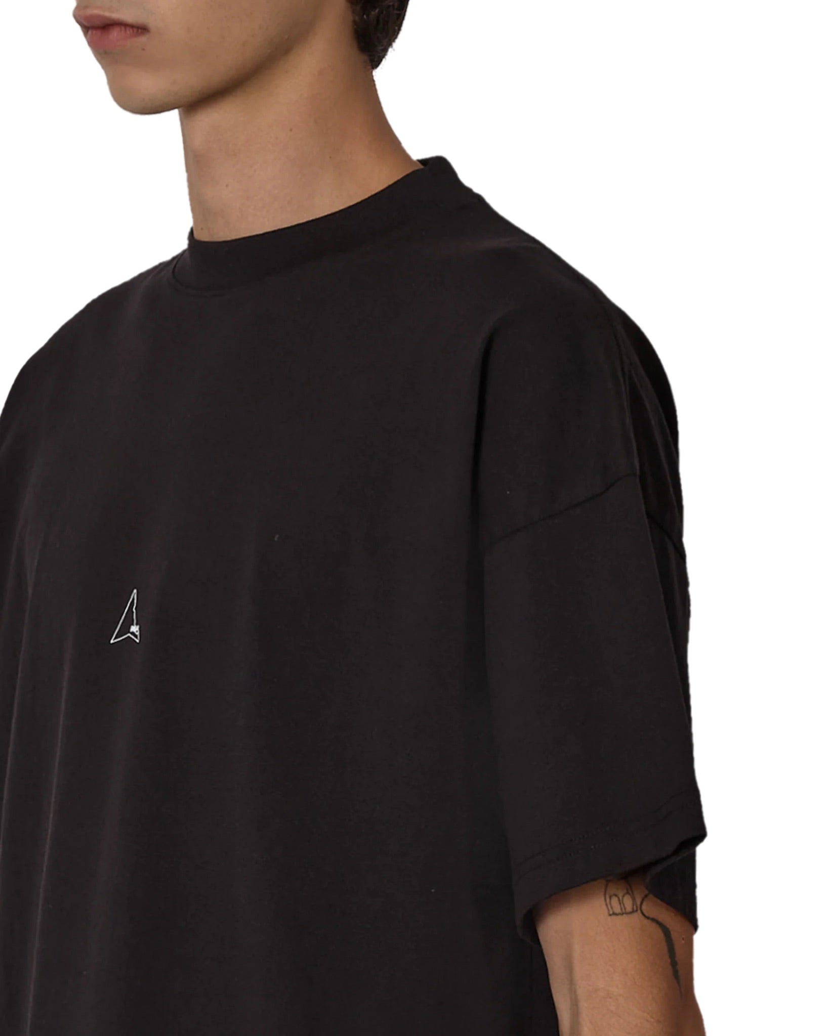 Black Logo Organic T-Shirt