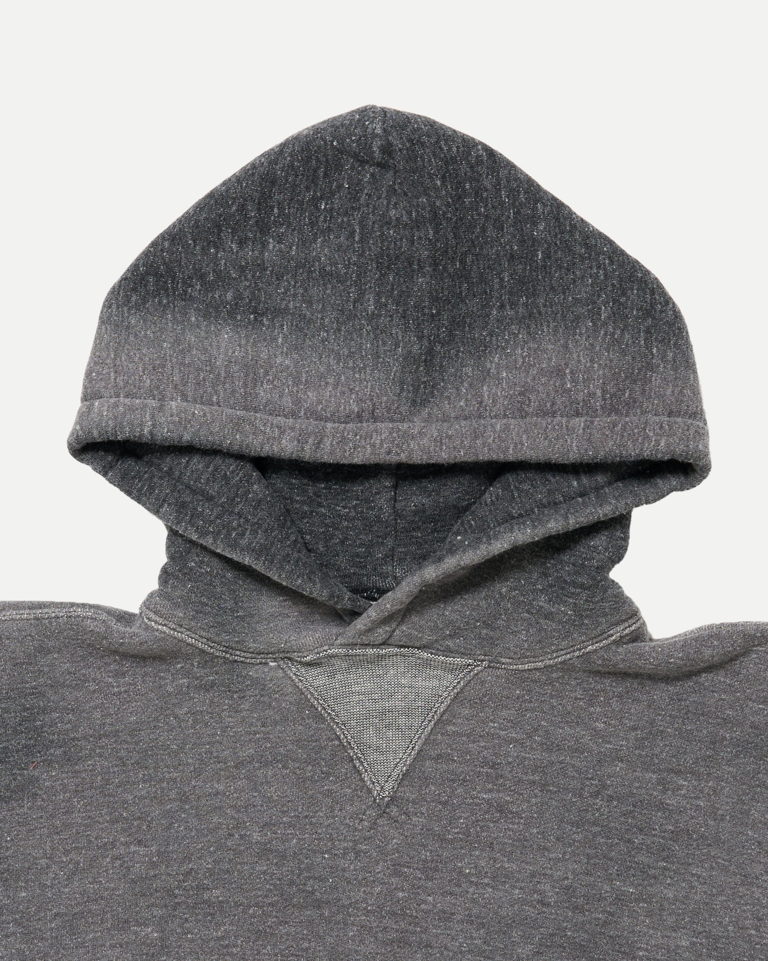 Bleached Heather Gray Lot.606 Hooded Shirt