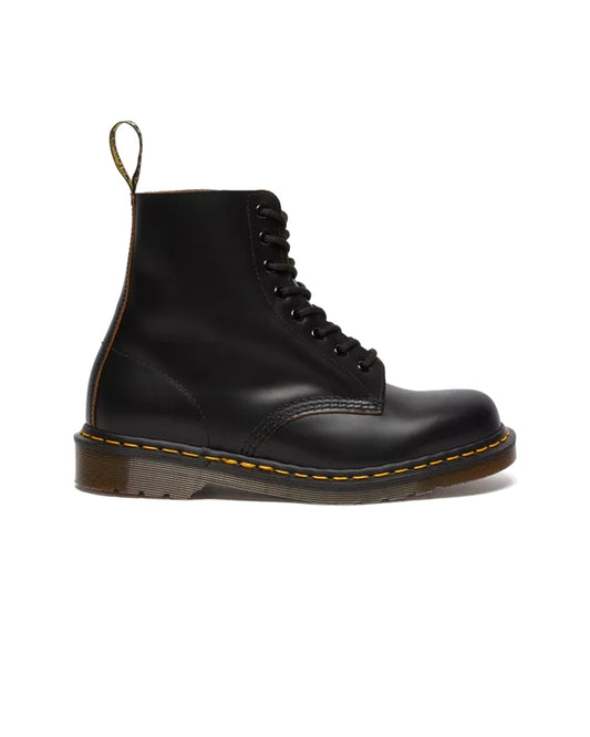 Black Quilon 1460 Vintage Made in England Lace up Boots