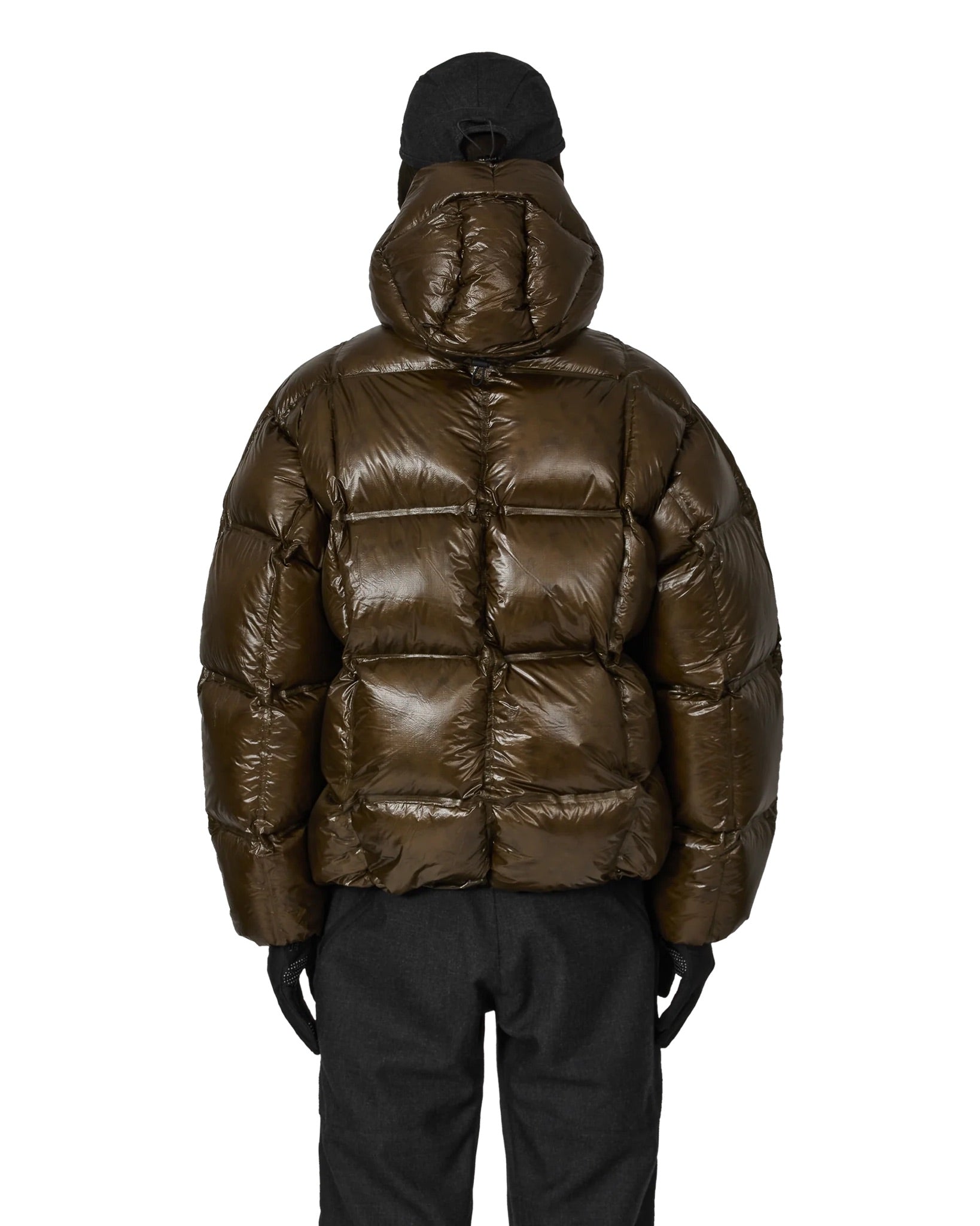 Dark Green Cube 650 Fill Power Down Jacket