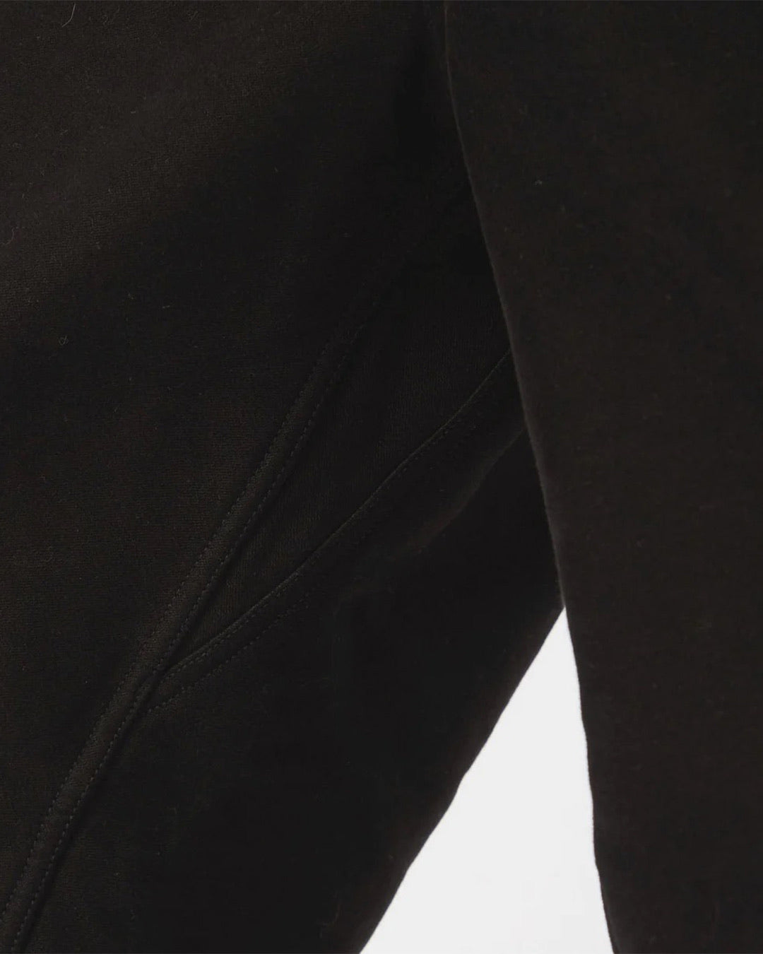 Black Velveteen Deck Pants