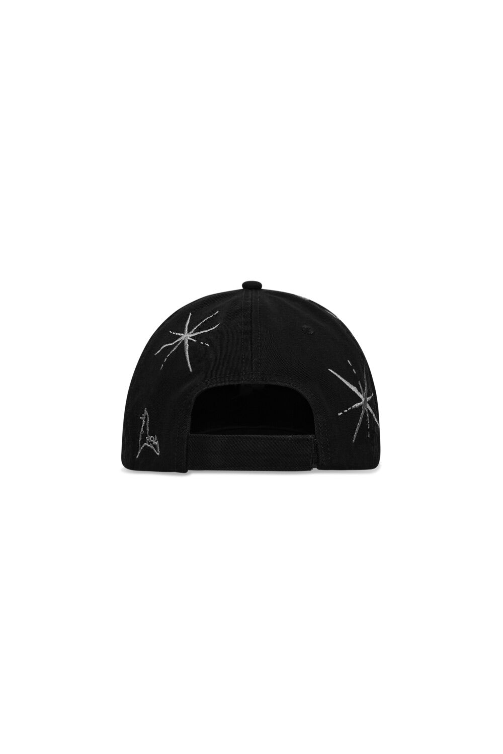 Washed Black Ryli Embriodered 6 Panel Cap