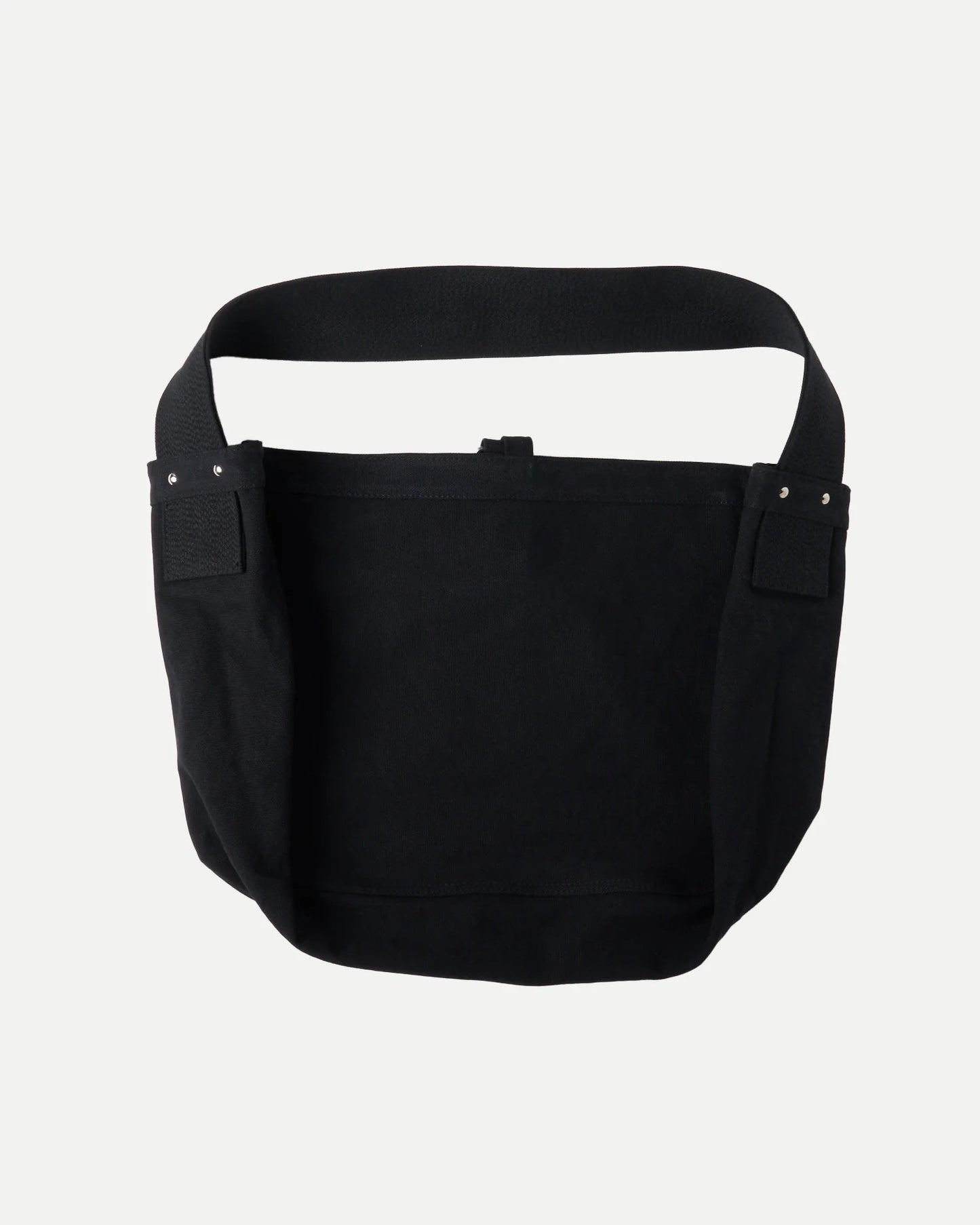 Black Cotton Lot.004 Newsboy Bag