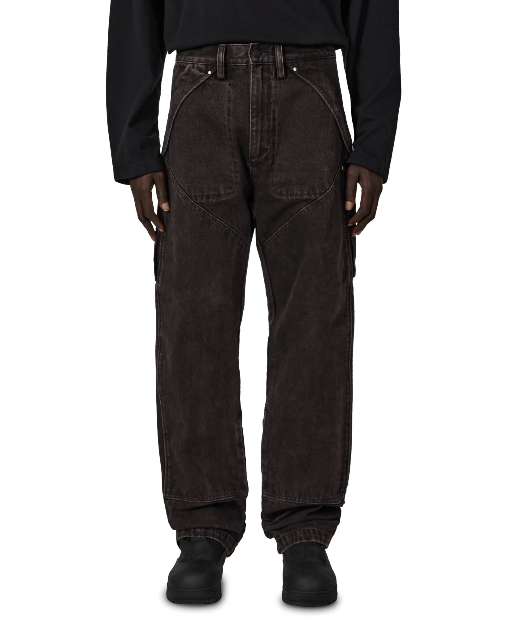 Dark Brown Orte Denim Cargo