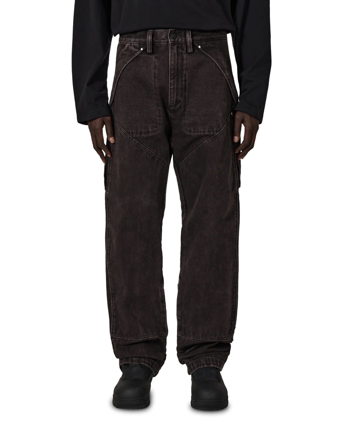 Dark Brown Orte Denim Cargo