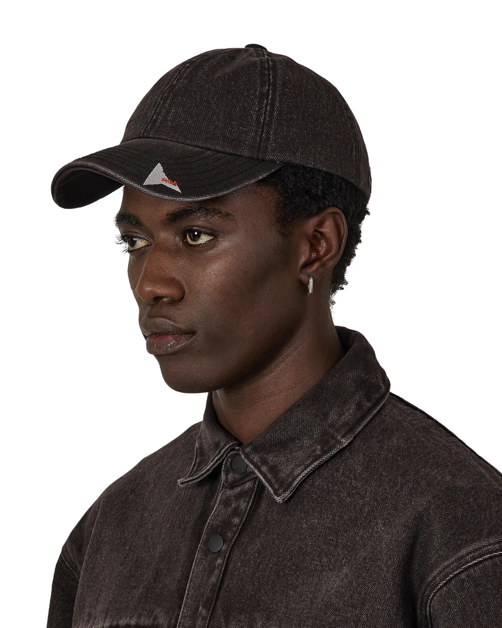Dark Brown Aero 6 Panel Cap