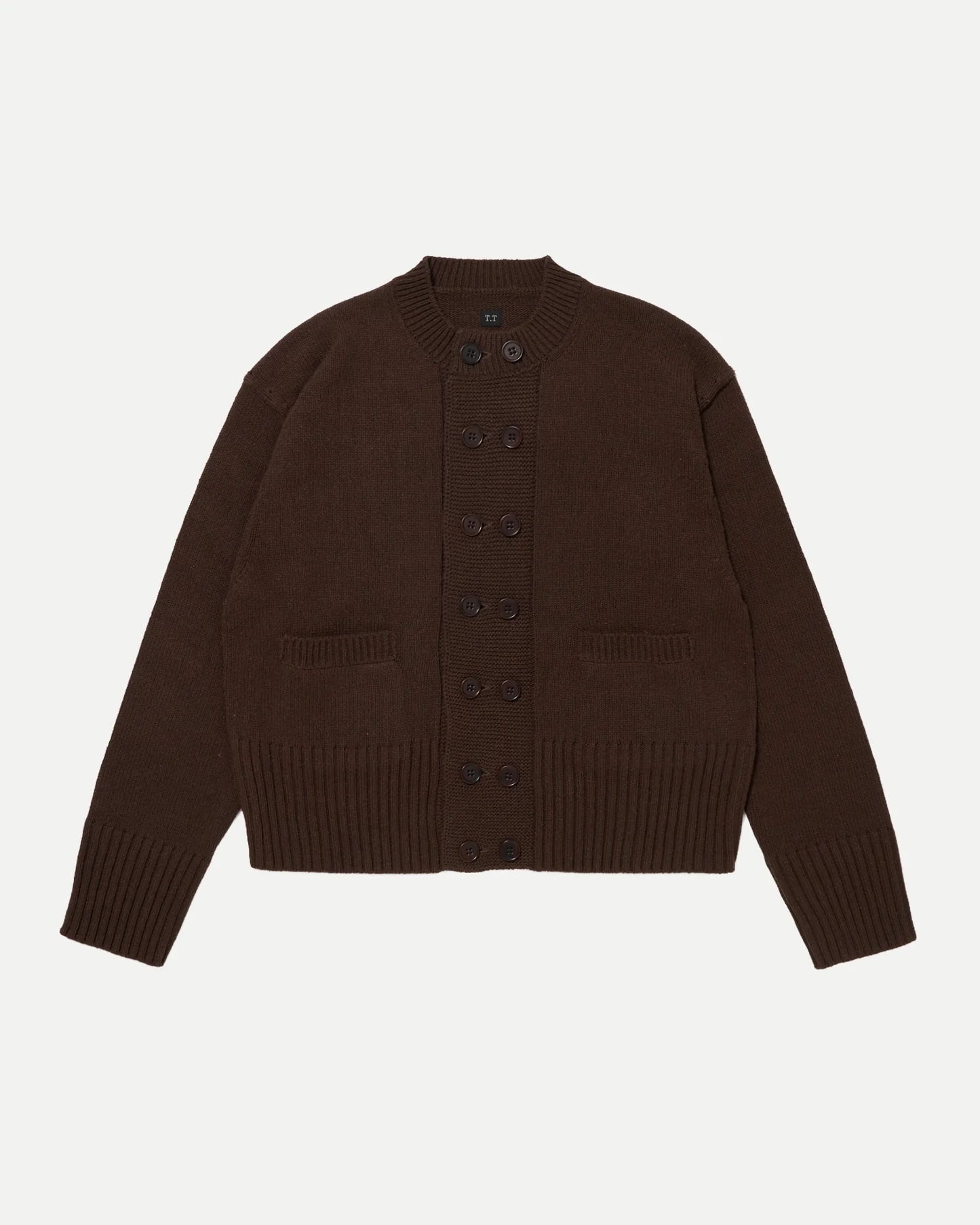 Brown Lot.506 DB Cardigan