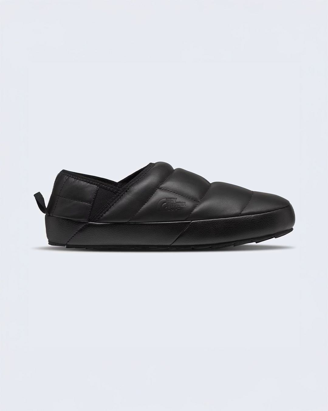 Black Thermoball Traction Leather Mules