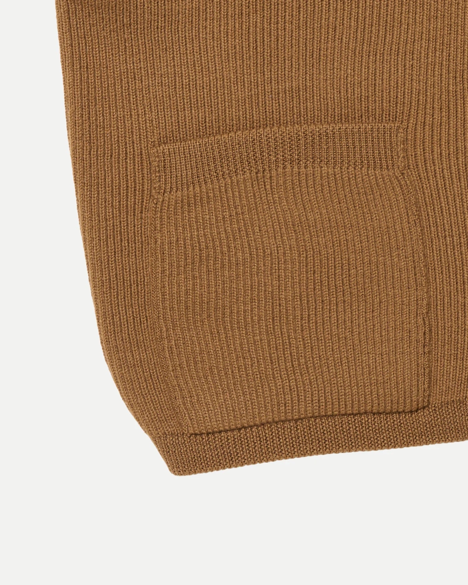 Camel Lot.521 Turtleneck Cardigan