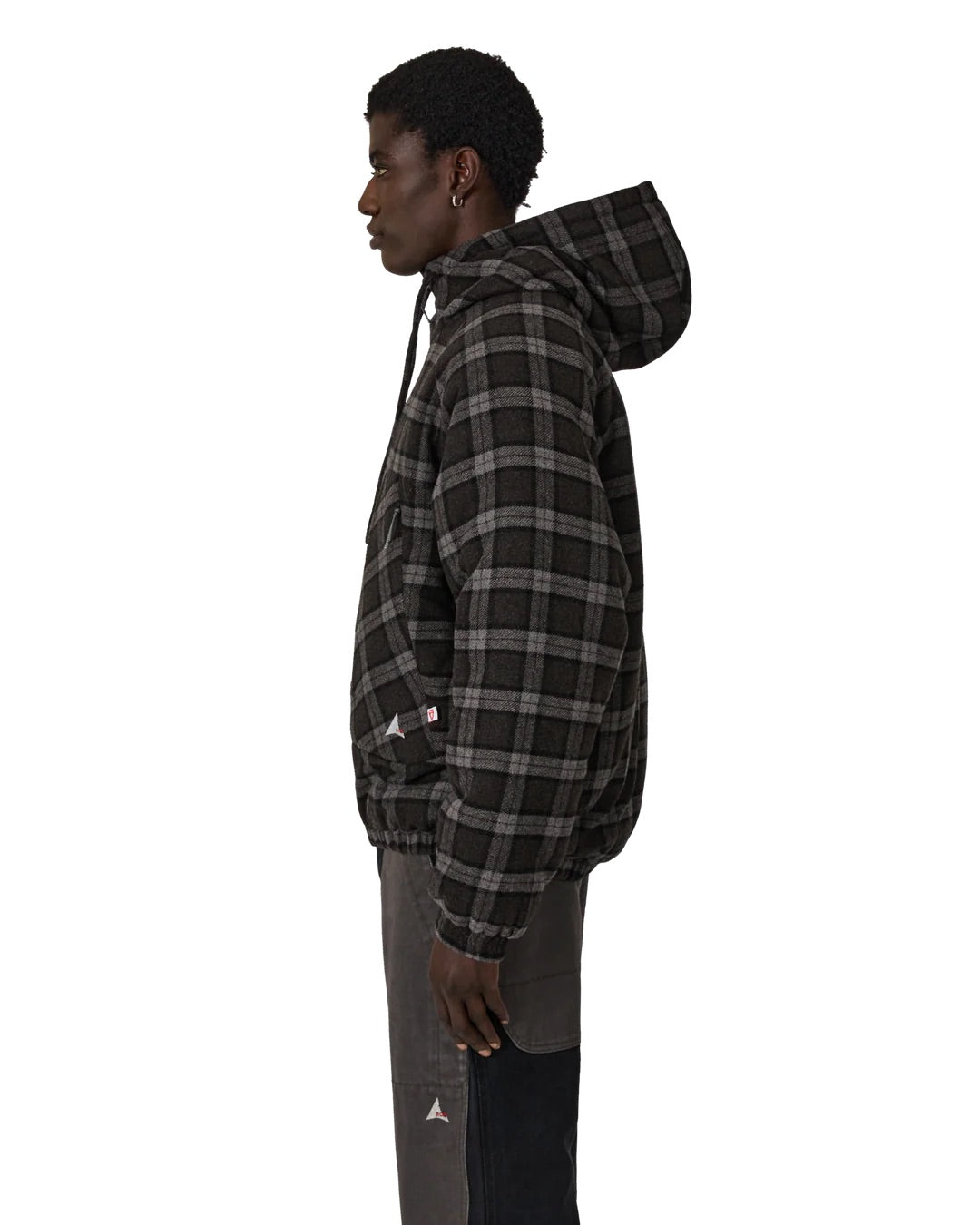 Anthracite Logger Wool Primaloft Checked Jacket
