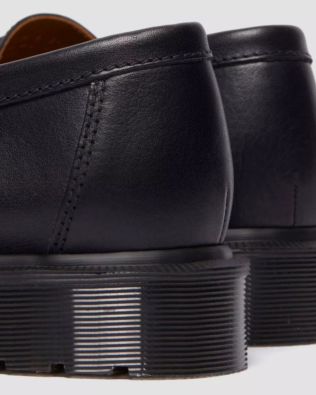 Black Penton Leather Loafer