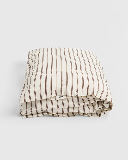 Hopper Stripes Percale Duvet Cover