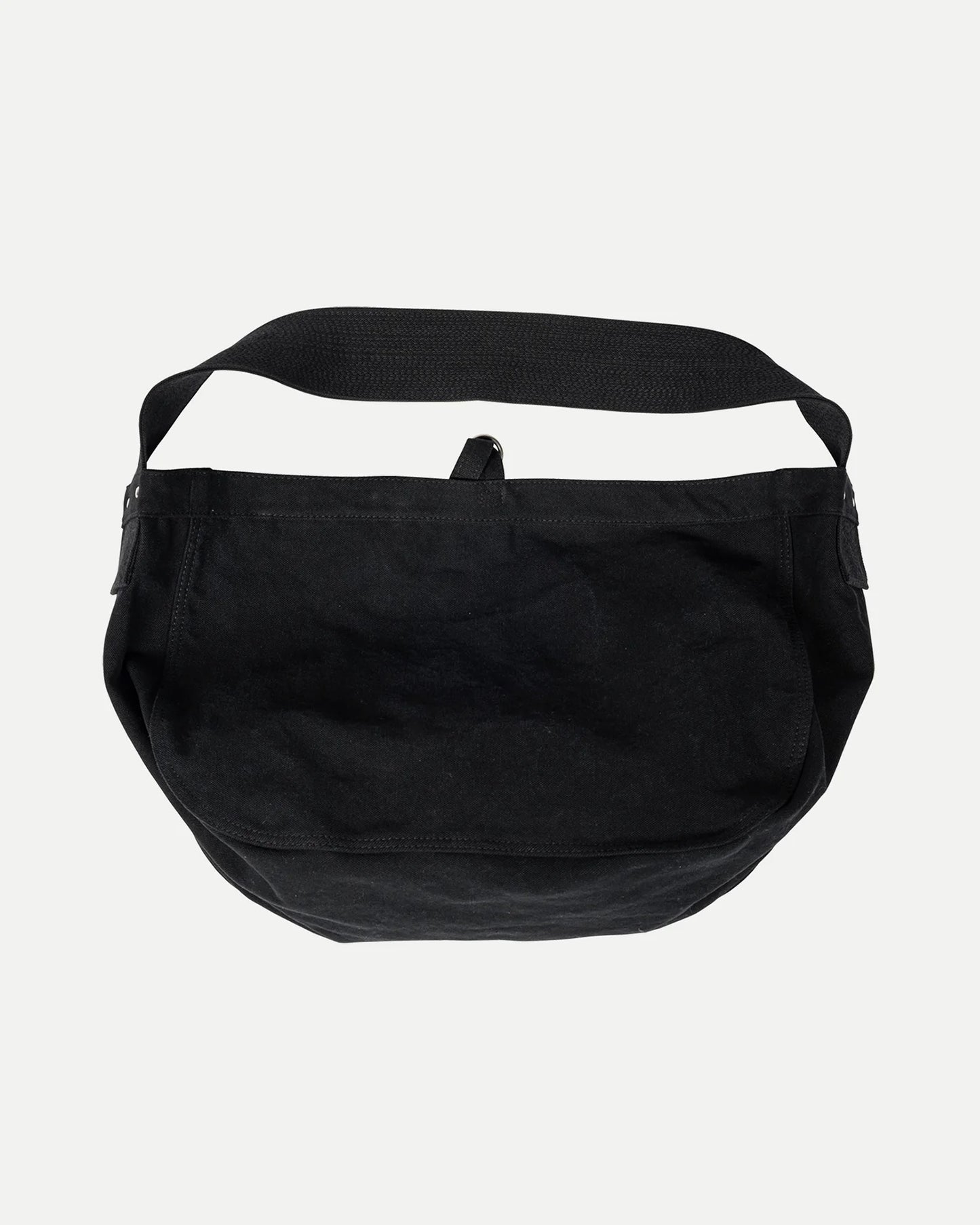 Black Cotton Lot.004 Newsboy Bag