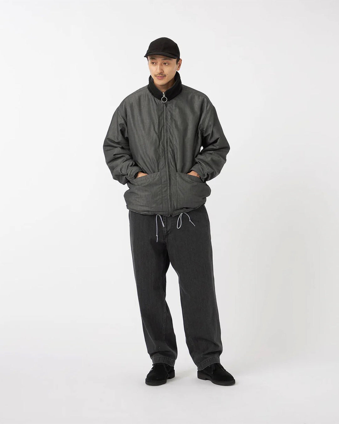 Black Reversible Dock Jacket