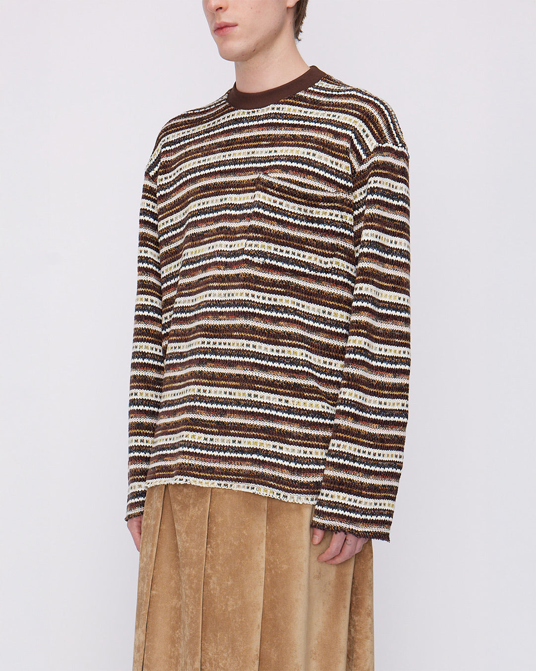 Multi Crew Neck Pullover