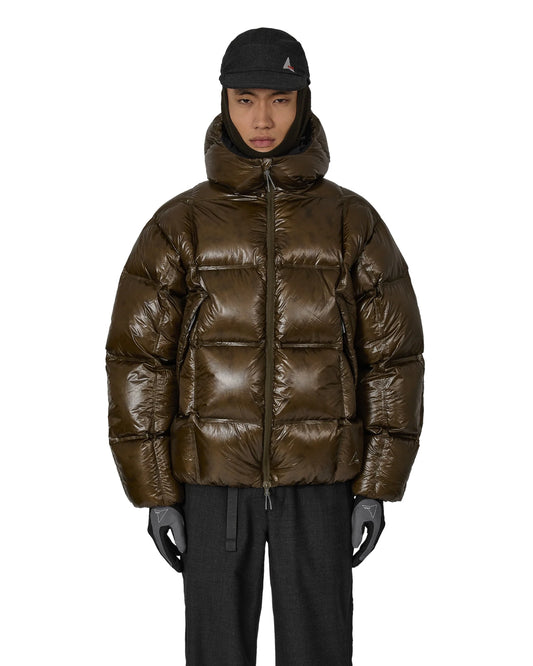 Dark Green Cube 650 Fill Power Down Jacket