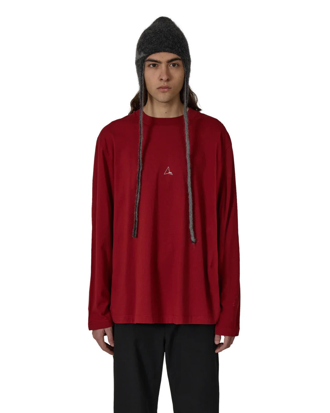 Black Bonnet Mohair Beanie