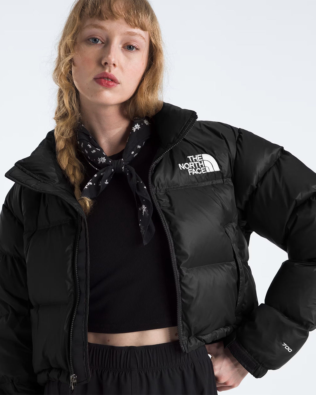 Black Women’s Nuptse Short Jacket