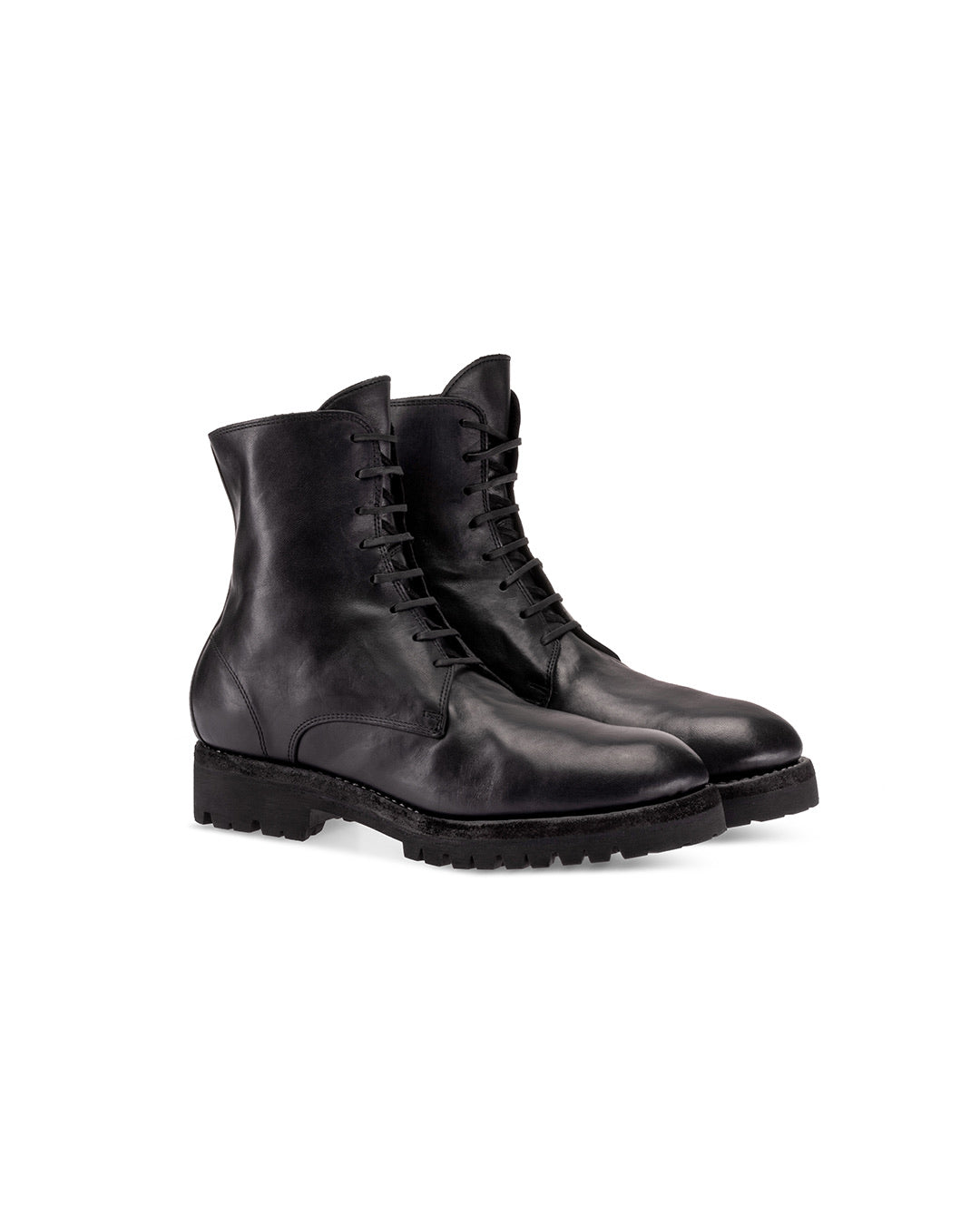 Black Horse Leather 795VX Laced Up Boots