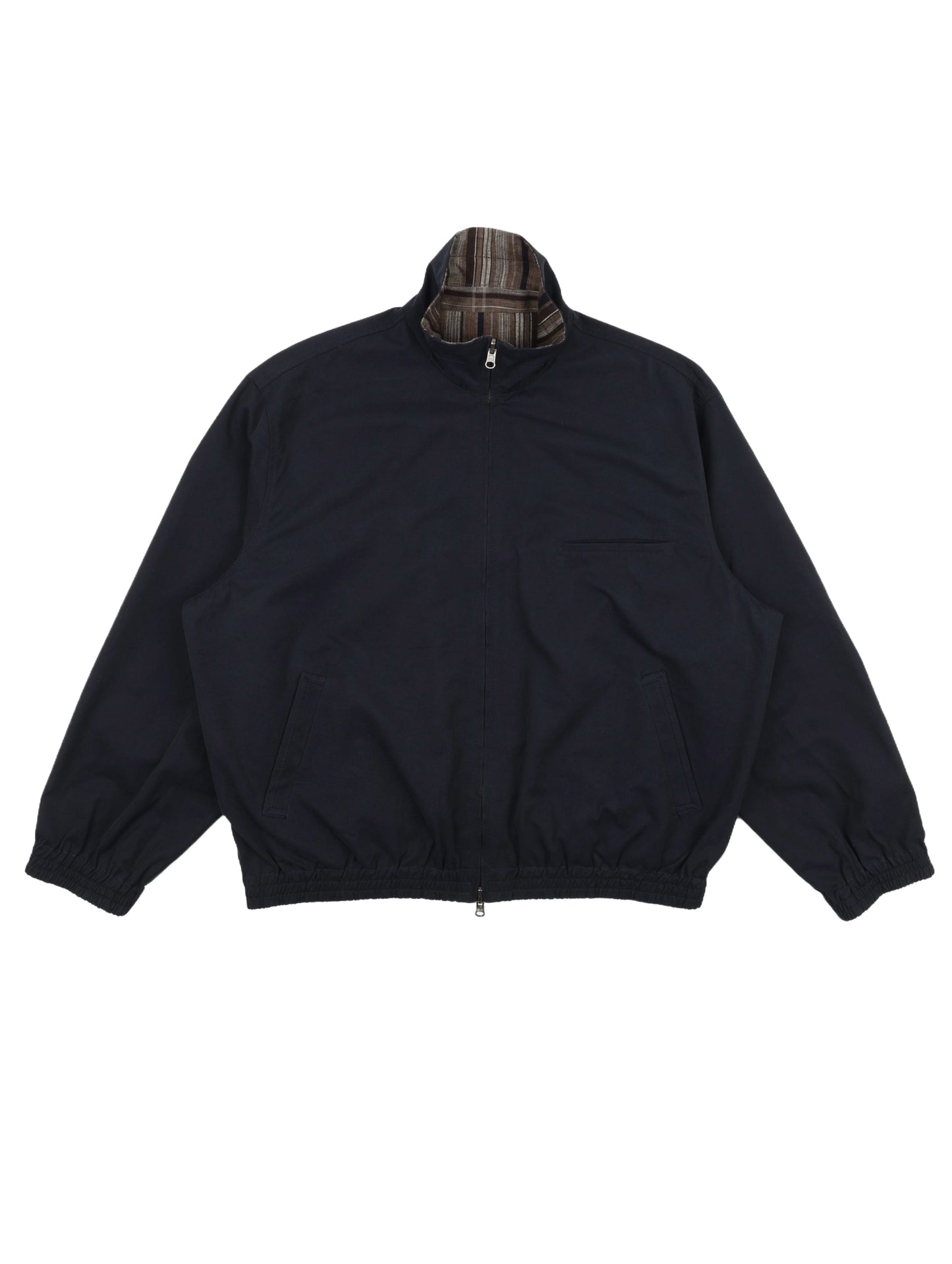 Base Store Exclusive Rinsed Black / Earthen Check Reversible Track Blouson