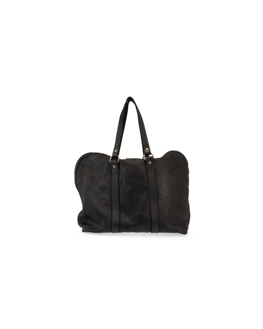 GUIDI Black GB2A Medium Shoulder Bag